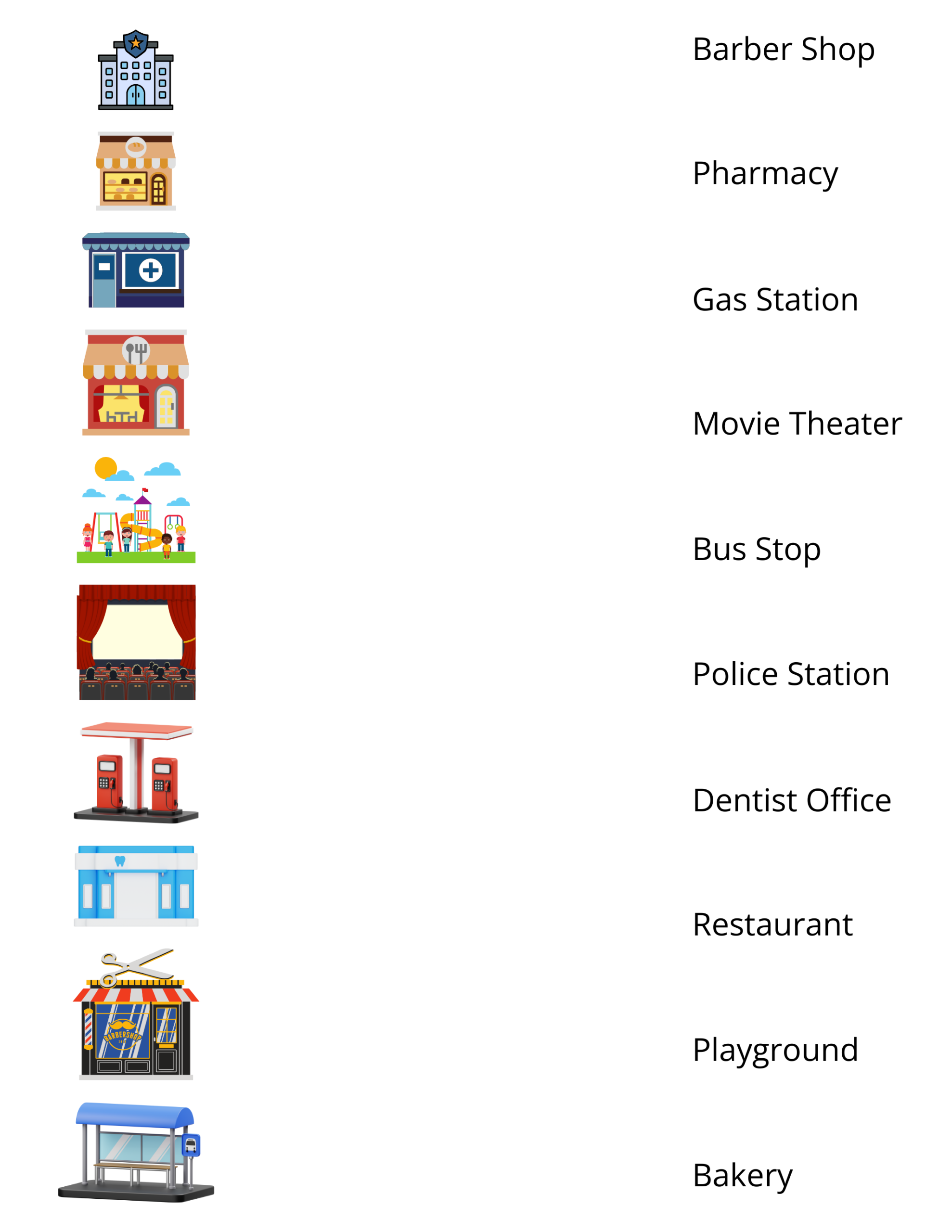 Printable Preschool Places In The Community Worksheets For Kindergarten Made By Teachers Printable Preschool Places In The Community Worksheets For Kindergarten Made By Teachers