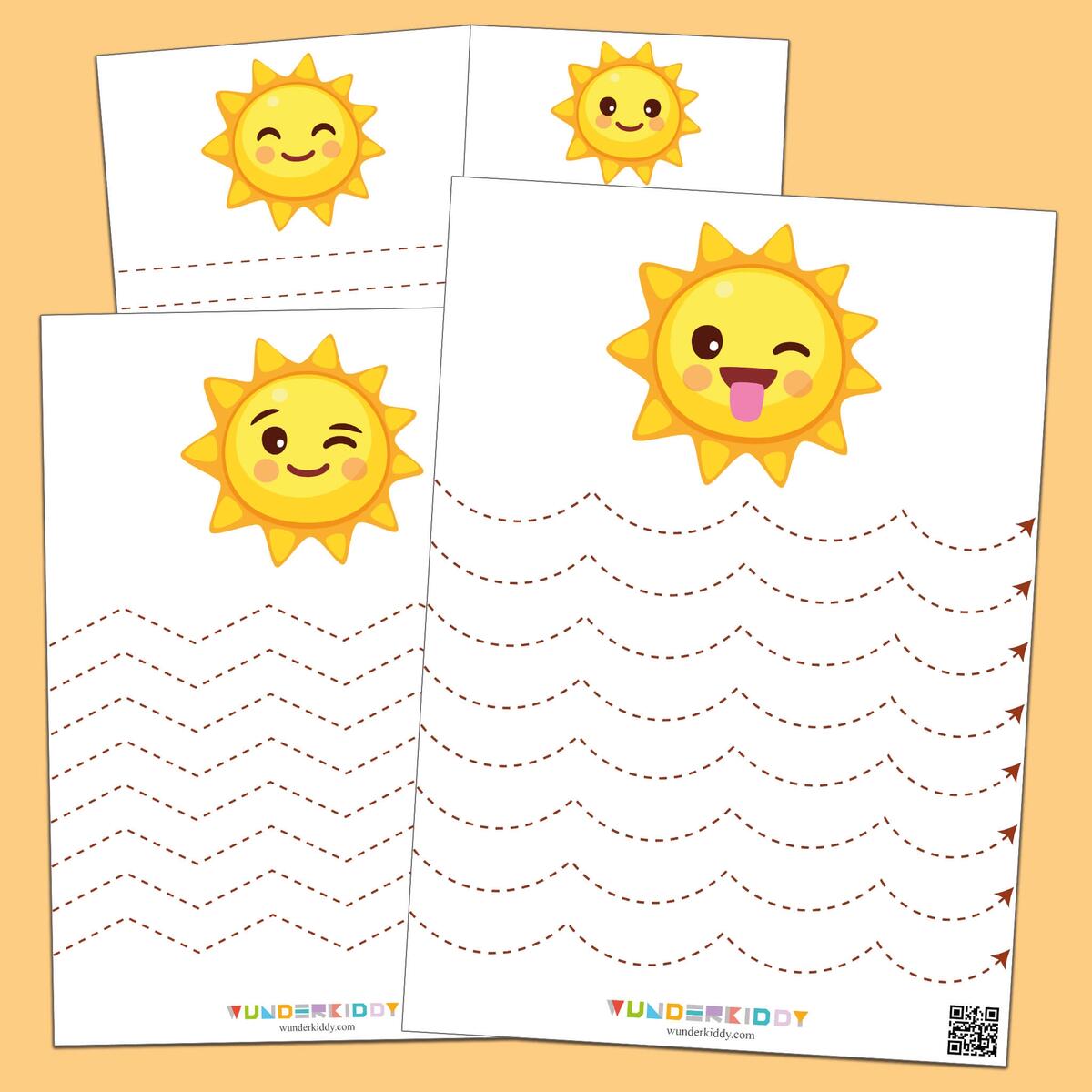 Printable Sun Number Tracing Worksheet For Preschool Cut And Glue Game For Kids Cartoon Sun Cutting Practice For Preschoolers Educational Worksheet For Kids Stock Vector Image Art Alamy