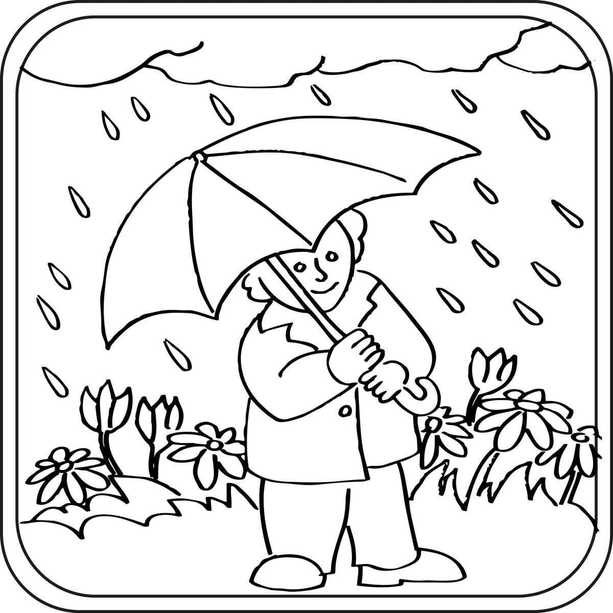 Rain Coloring Pages Preschool Kindergarten First Grade Made By Teachers Rain Coloring Pages Preschool Kindergarten First Grade Made By Teachers