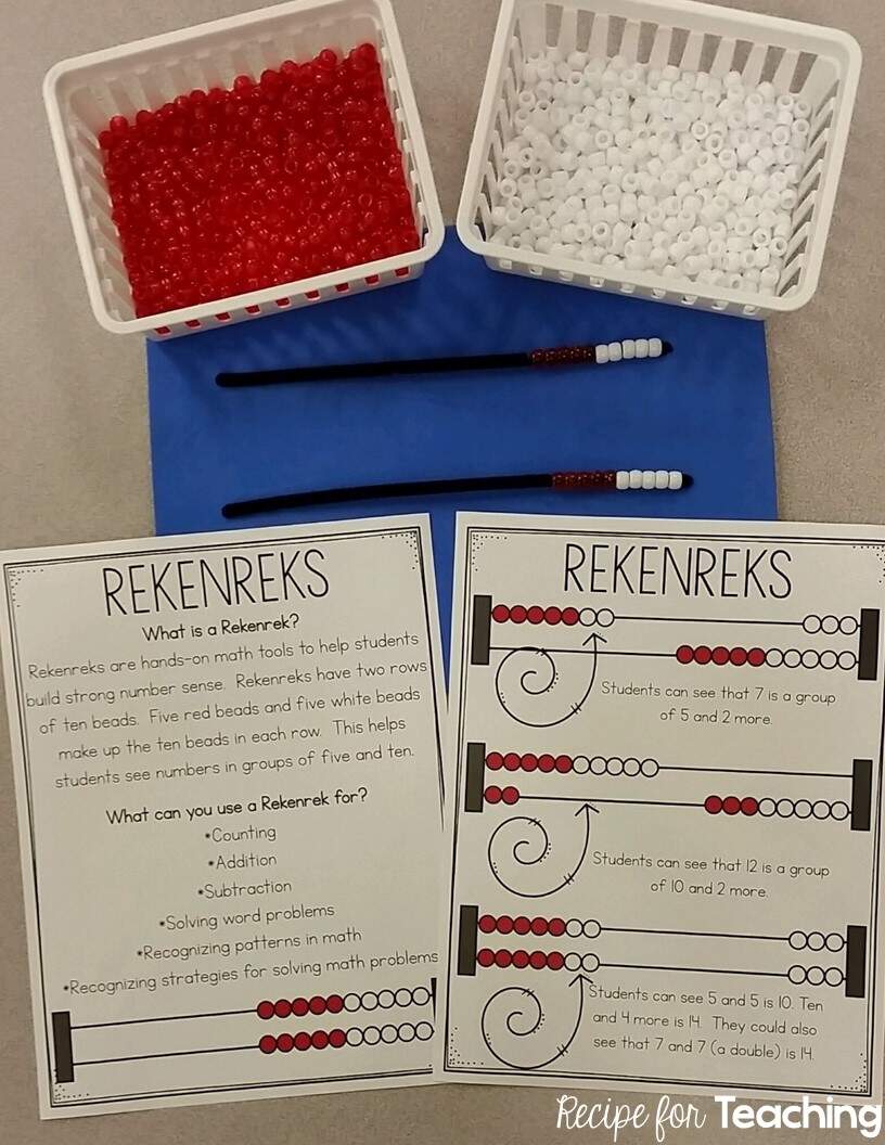 Rekenreks Recipe For Teaching Rekenreks Recipe For Teaching