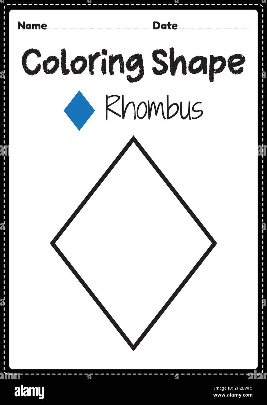 Area Of A Rhombus Free Worksheet For Kids SKOOLGO