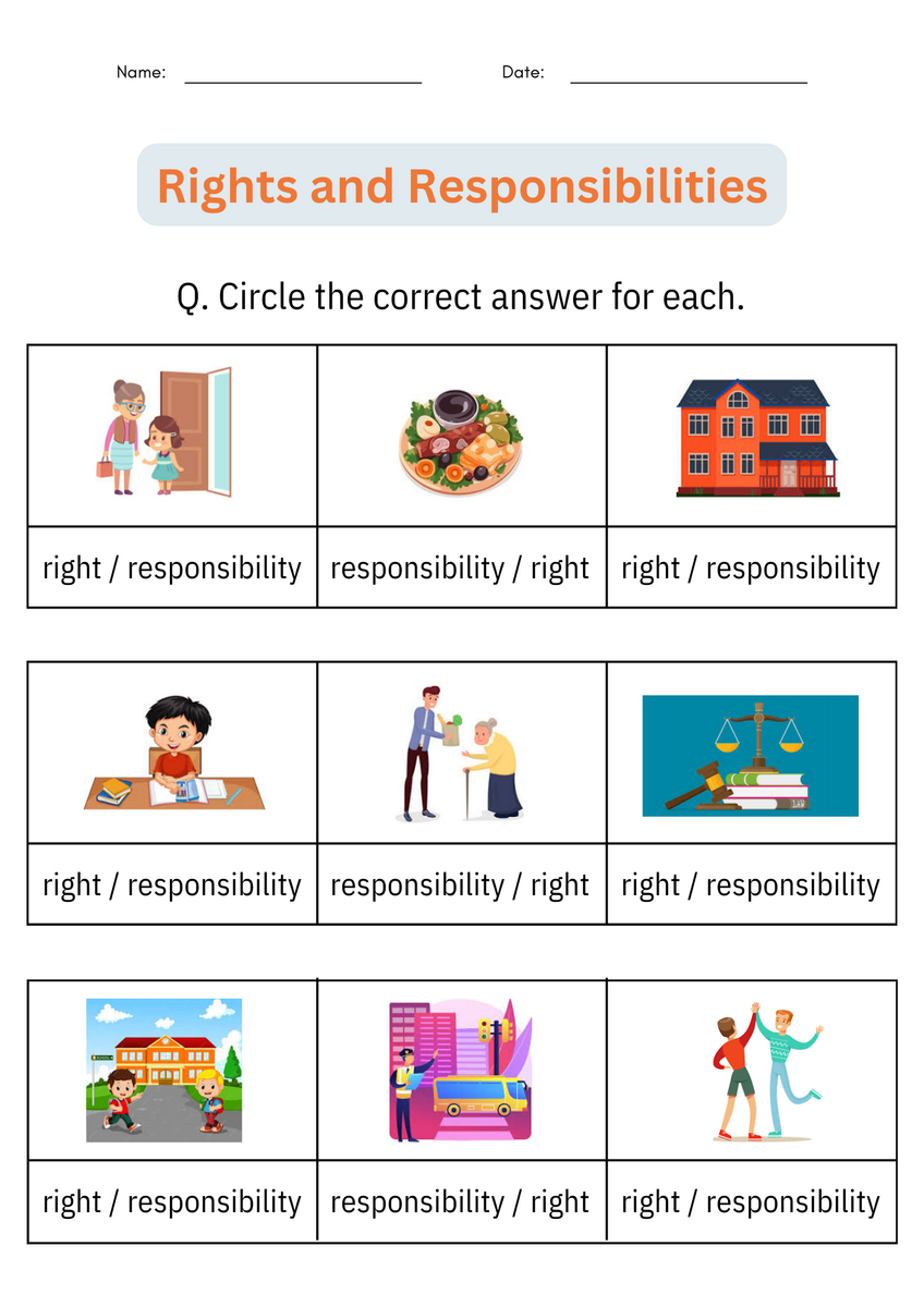 Rights And Responsibilities Of Citizens Activities Worksheets For Kindergarten Made By Teachers Rights And Responsibilities Of Citizens Activities Worksheets For Kindergarten Made By Teachers