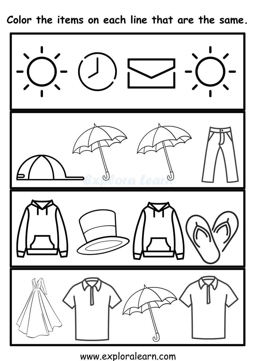 Seasons Worksheets For Preschool And Kindergarten 2 To 6 Years Kids