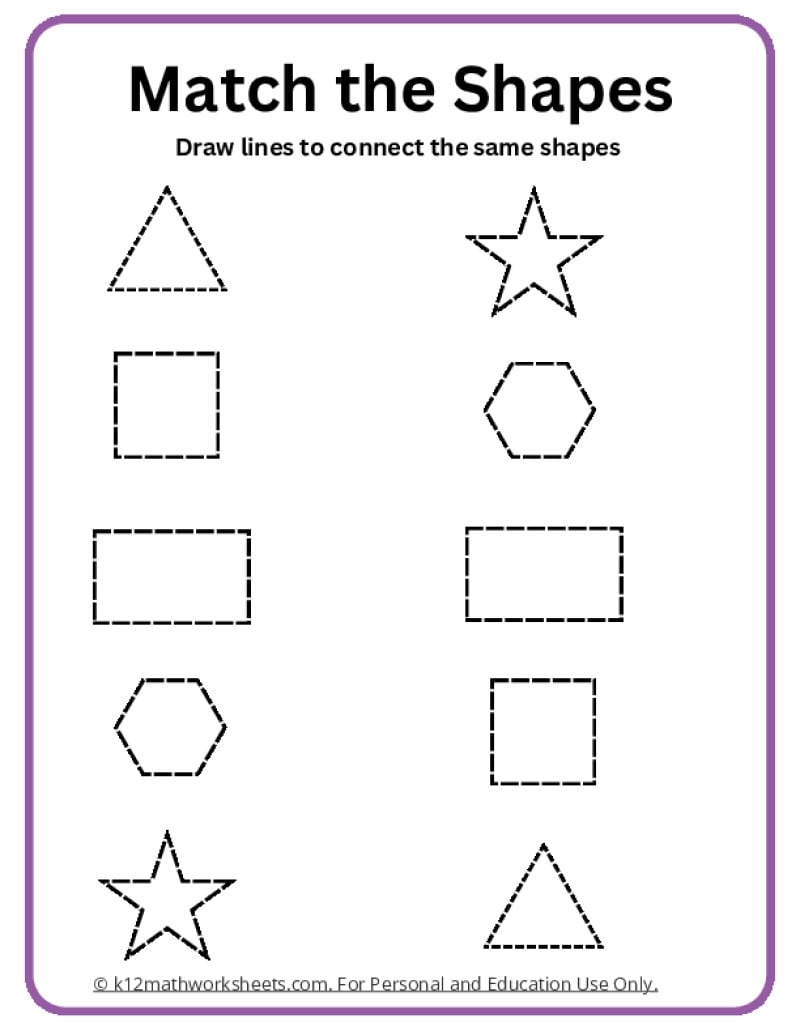 Shapes Worksheets