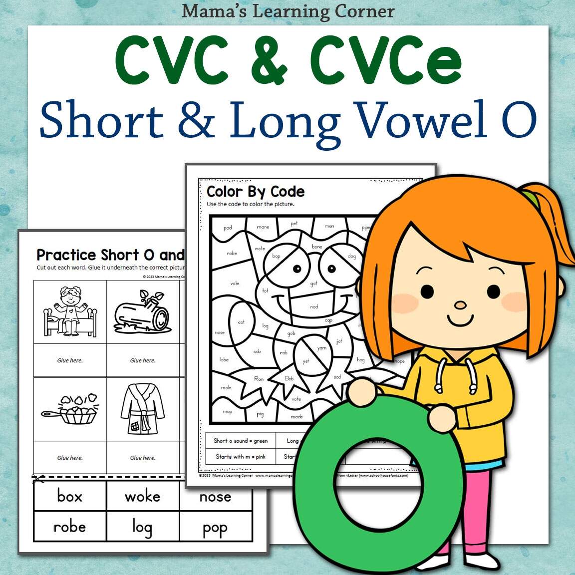 Short O And Long O Worksheet Packet Mamas Learning Corner Grade 2 Long O Worksheets