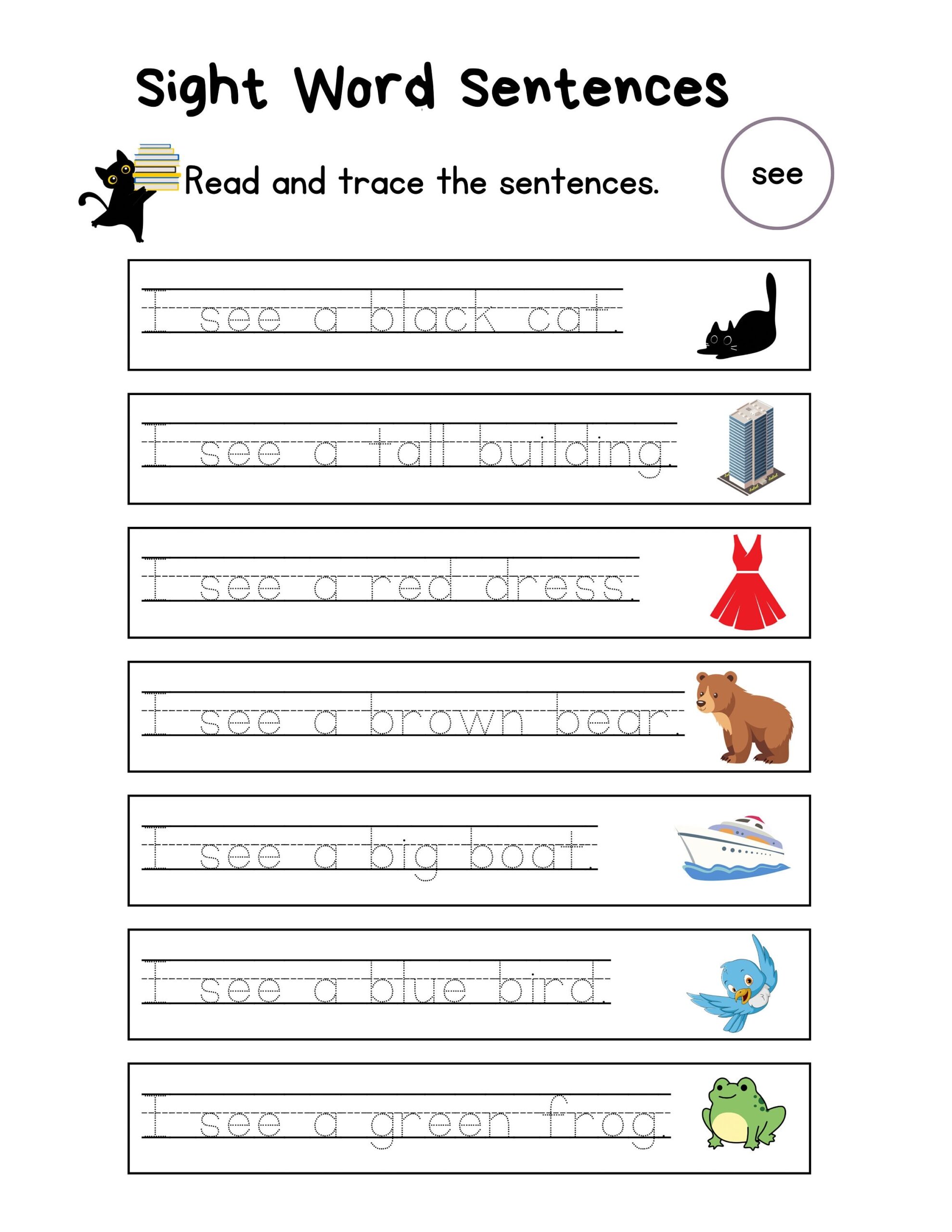 Rhyming Sentences Writing Worksheet Grades 1 3 PDF Download Etsy