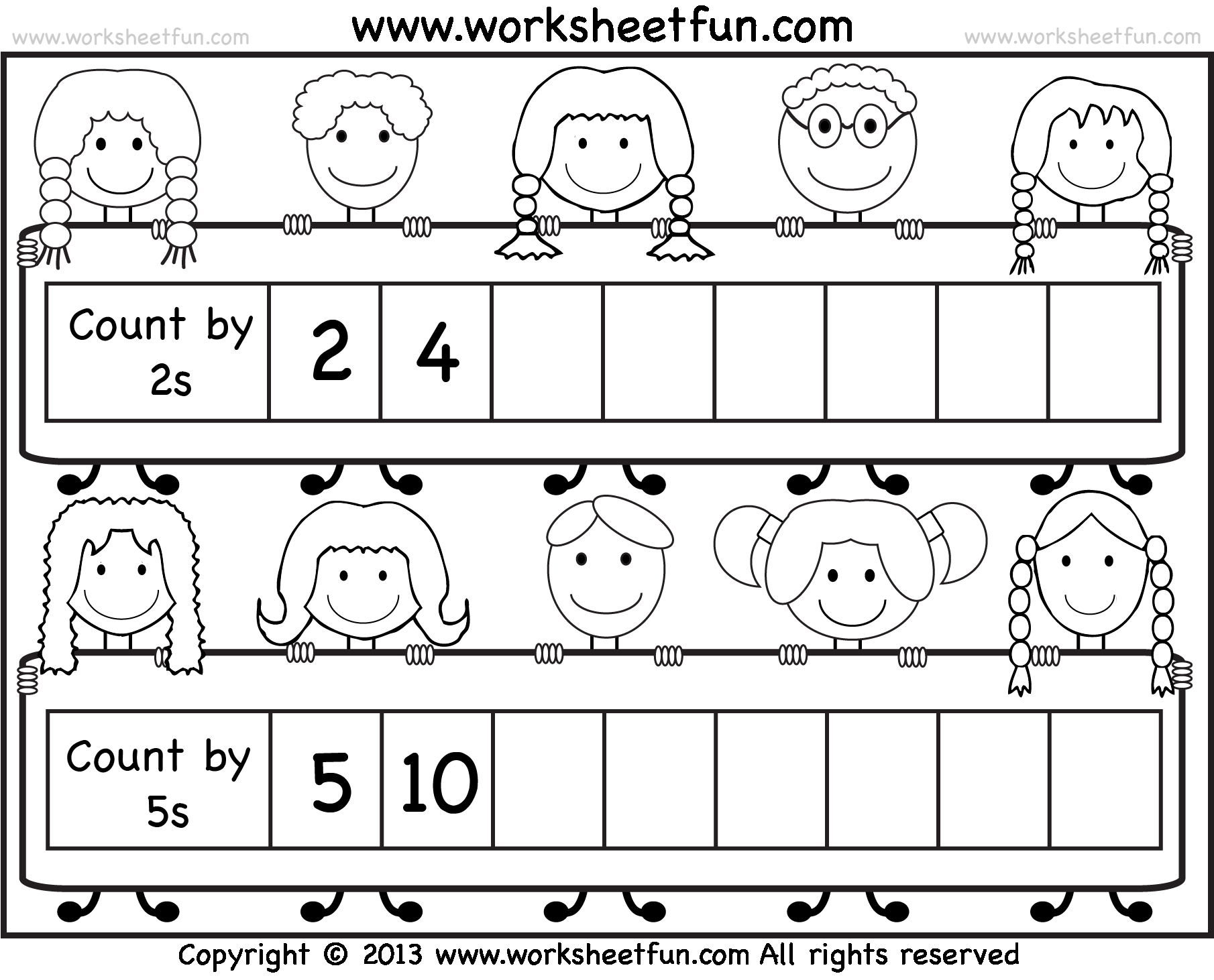 Skip Counting By 2 And 5 Worksheet FREE Printable Worksheets Worksheets Library