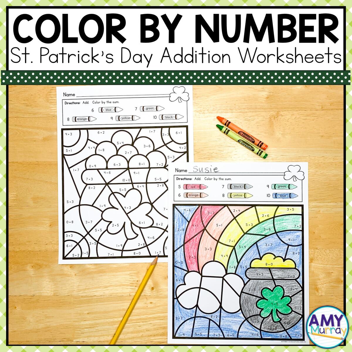 St Patrick S Day Color By Number Kindergarten Math Worksheets Teaching Exceptional Kinders St Patrick S Day Color By Number Kindergarten Math Worksheets Teaching Exceptional Kinders