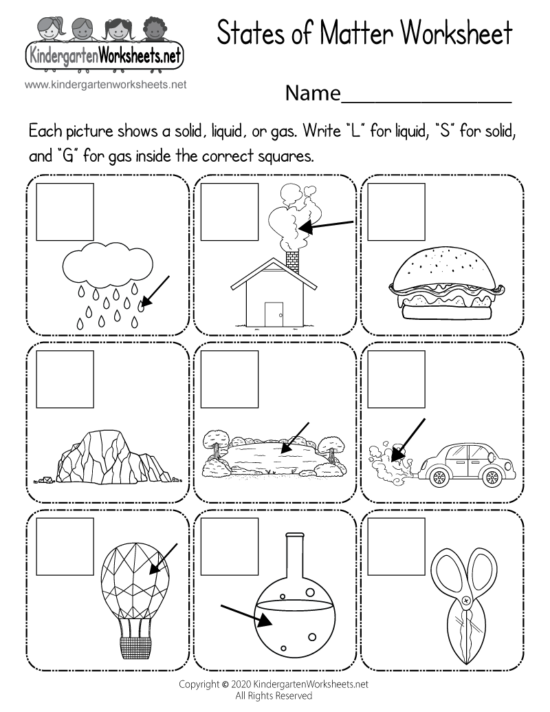 States Of Matter Worksheet Free Printable Digital PDF Solid Liquid Gas Worksheet Worksheet