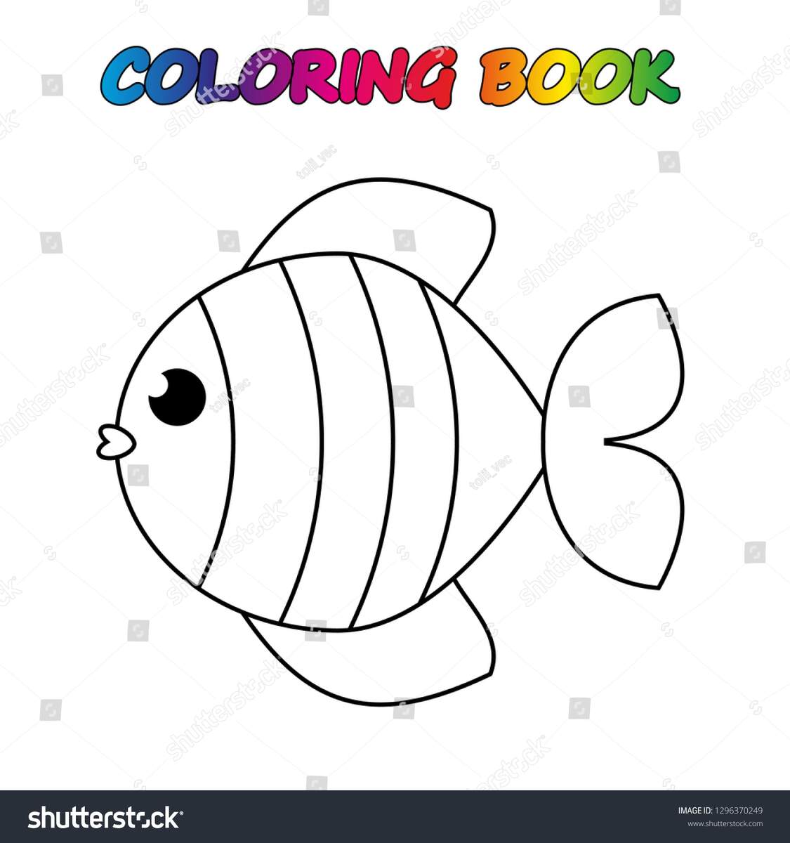 Stock Vektor Coloring Book Fish Coloring Page Educate Bez Autorsk Ch Poplatk 1296370249 Shutterstock Stock Vektor Coloring Book Fish Coloring Page Educate Bez Autorsk Ch Poplatk 1296370249 Shutterstock