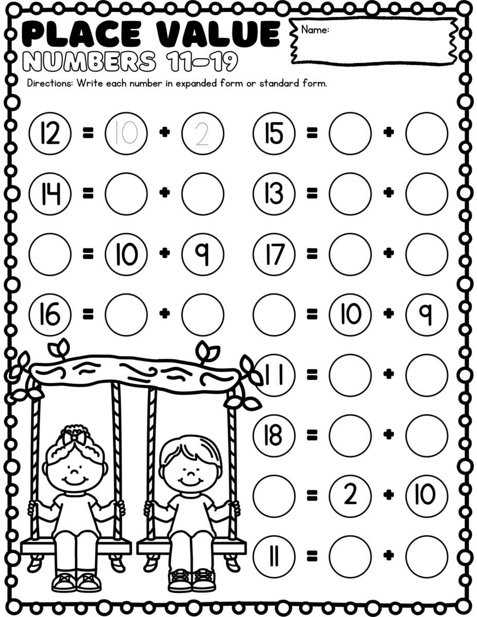 Subitizing Numbers 11 19 Math Worksheets Classful Subitizing Numbers 11 19 Math Worksheets Classful