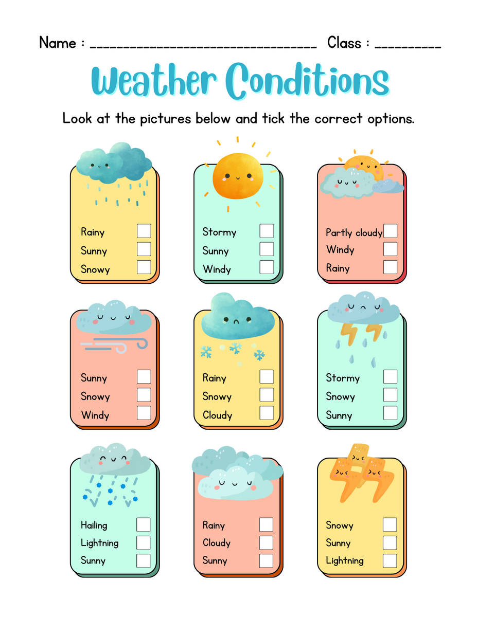 Temperature Weather Seasons Changes Worksheet For Kids Made By Teachers