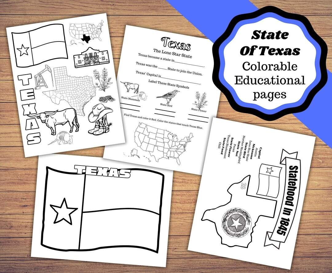 Texas State Printable Coloring And Worksheets Learn About Texas Texas Flag Coloring Texas State Shape Etsy Texas State Printable Coloring And Worksheets Learn About Texas Texas Flag Coloring Texas State Shape Etsy
