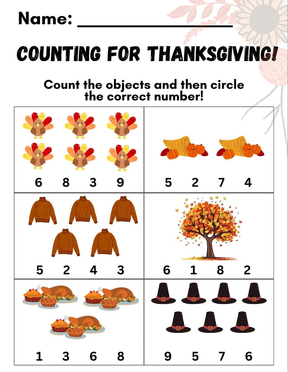 Thanksgiving Number Matching For Pre K Prek Fine Motor Preschool Tools Holiday Themed Activities Preschool Worksheet Match Game Etsy Thanksgiving Number Matching For Pre K Prek Fine Motor Preschool Tools Holiday Themed Activities Preschool Worksheet Match Game Etsy