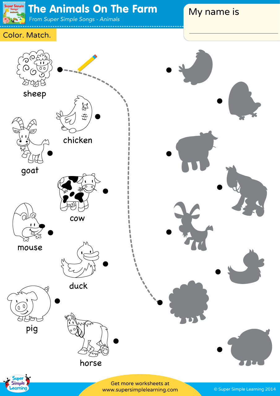 Animals And Their Babies Worksheet Free Printable Digital PDF