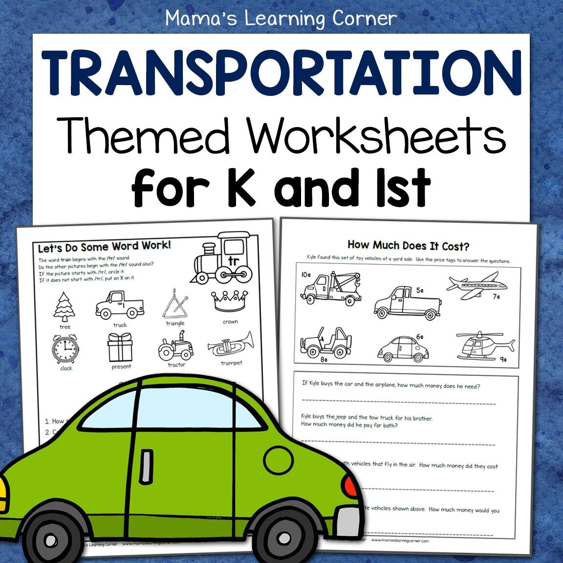 Preschool Transport Worksheet For Kindergarten Transportation For Grade 1 2 Made By Teachers