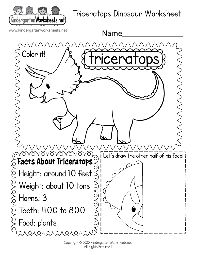 10 Little Dinosaurs Worksheet Count Circle Super Simple