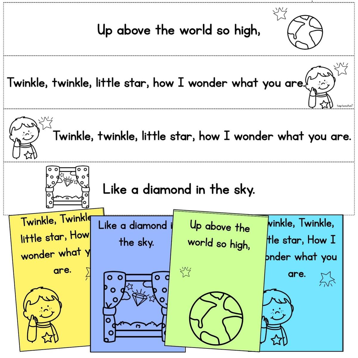 Twinkle Twinkle Little Star Activities Top Teacher Twinkle Twinkle Little Star Activities Top Teacher