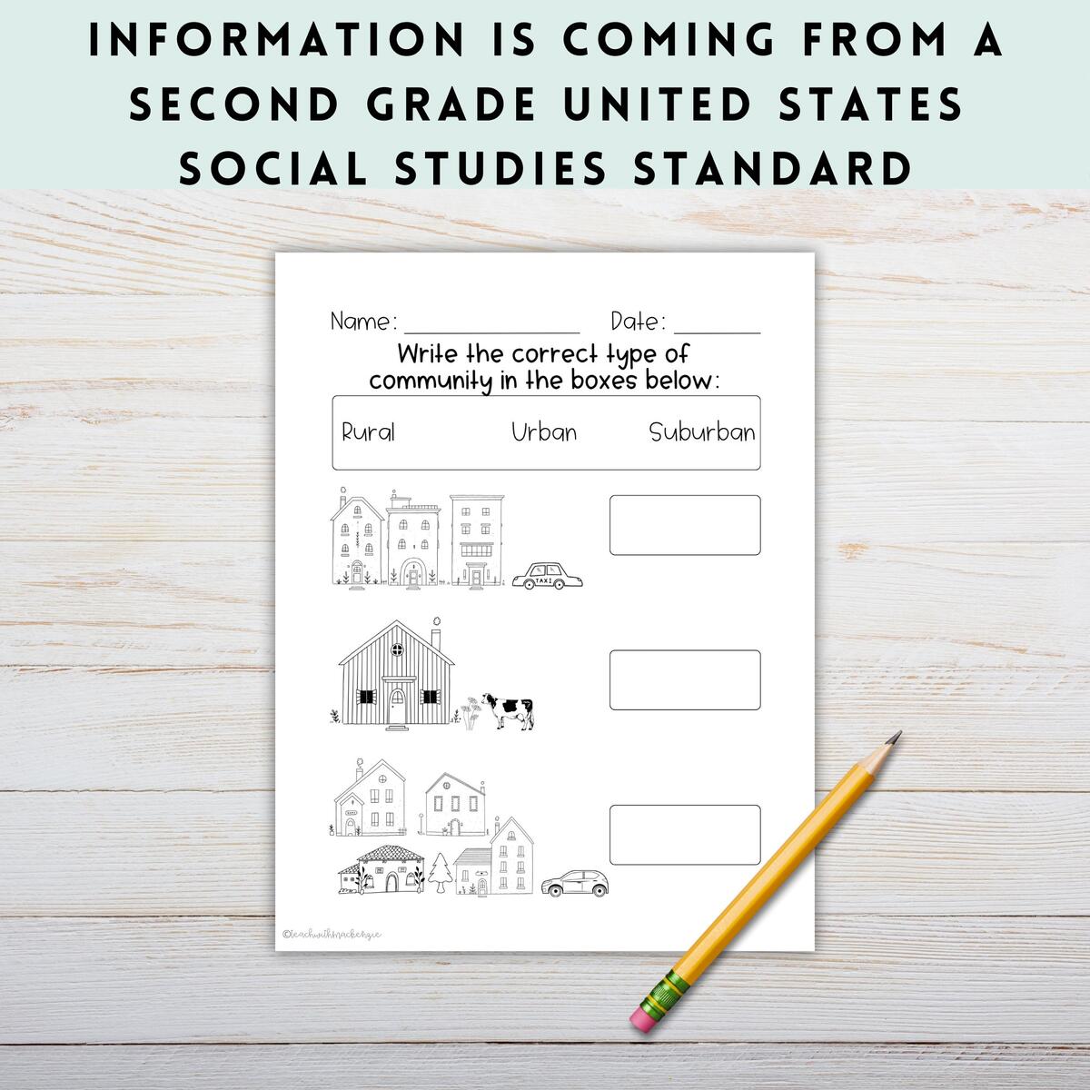 Urban Vs Suburban Communities 7 Fun And Simple Lesson Plans