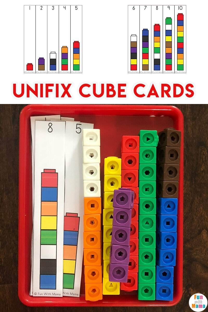 Unifix Cubes For Preschool Math Fun With Mama 16 Unifix Cubes Activities For Hands On Learning