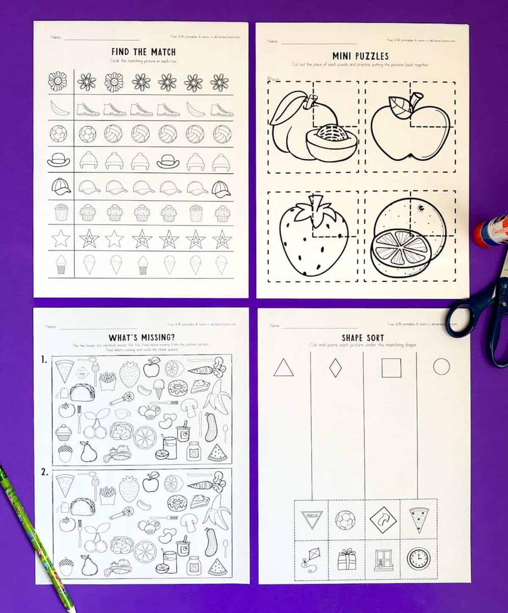 Visual Discrimination Worksheets 9 Free Printables Literacy Learn Visual Discrimination Worksheets 9 Free Printables Literacy Learn