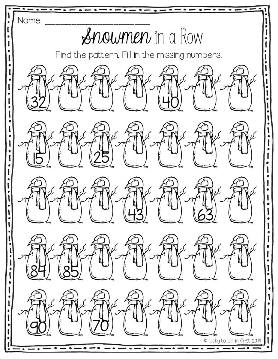 Winter NO PREP Printables Bonus Shop Lucky Learning With Molly Lynch