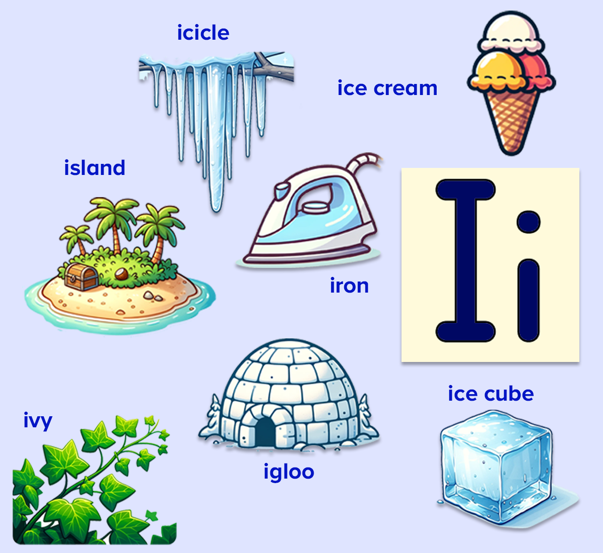 Words That Start With The Letter I For Kids ABCmouse
