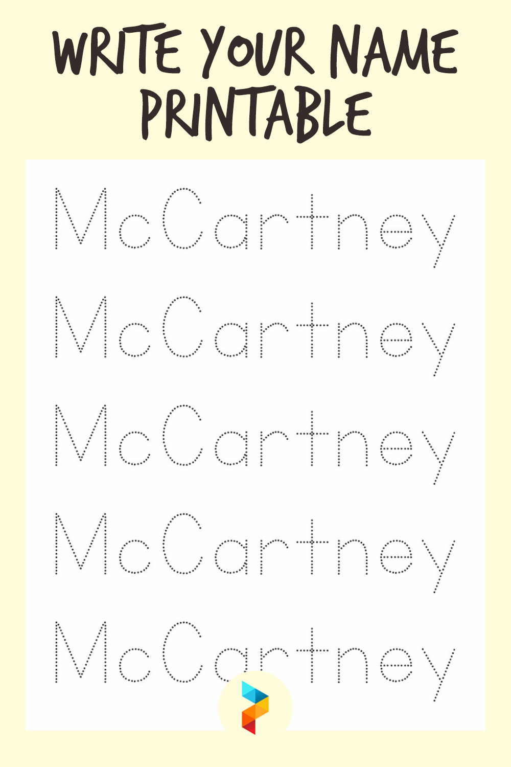 Write Your Name 7 Free PDF Printables Printablee